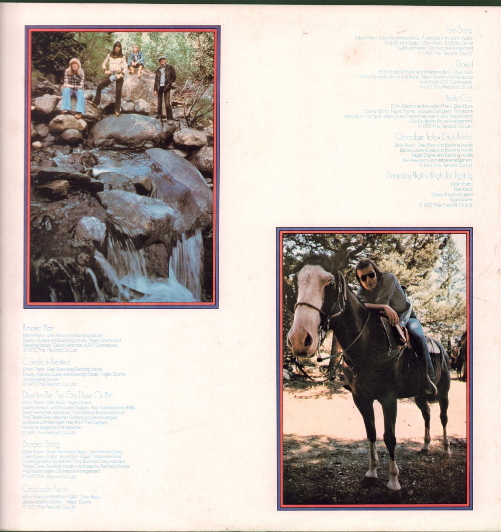 Elton John - Greatest Hits - Lp