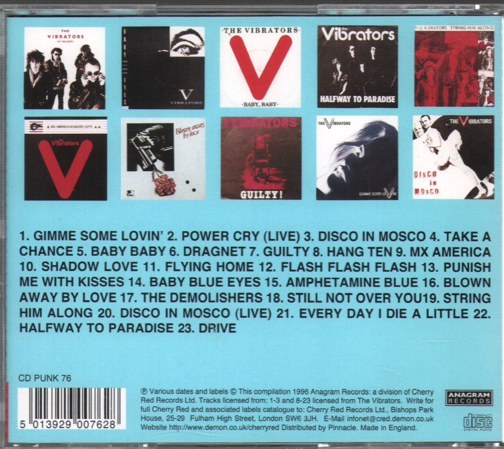 Vibrators - Independent Punk Singles Collection - Cd