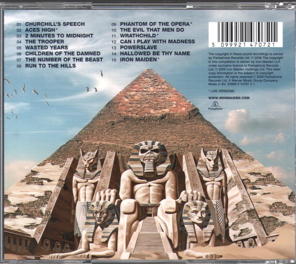 Iron Maiden - Somewhere Back In Time: The Best Of: 1980-1989 - Cd