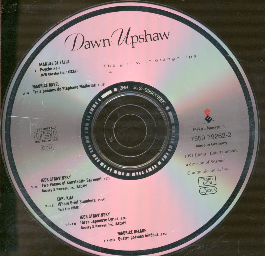 Dawn Upshaw - Girl With Orange Lips - Cd