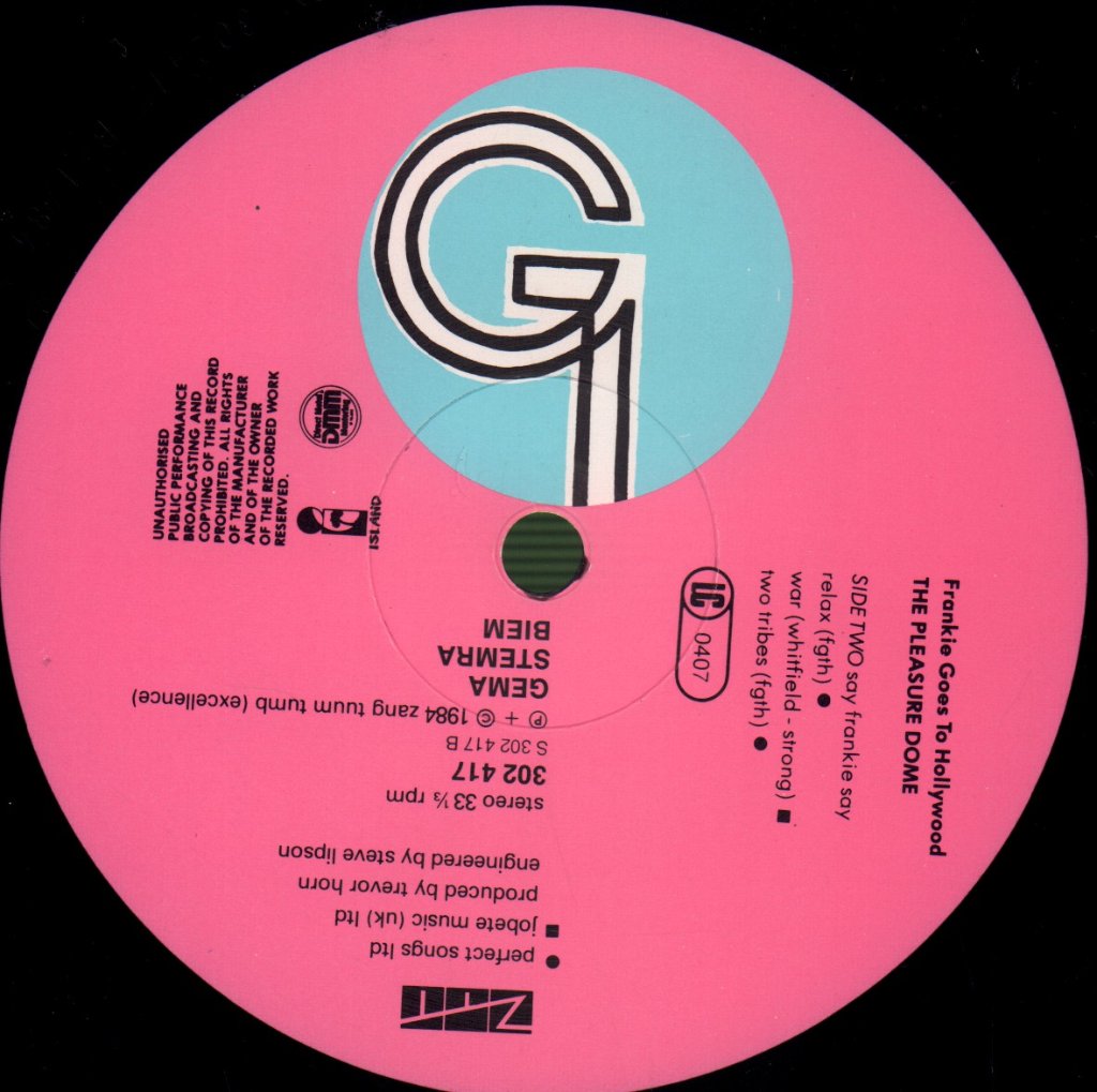 Frankie Goes To Hollywood - Welcome To The Pleasuredome - Double Lp