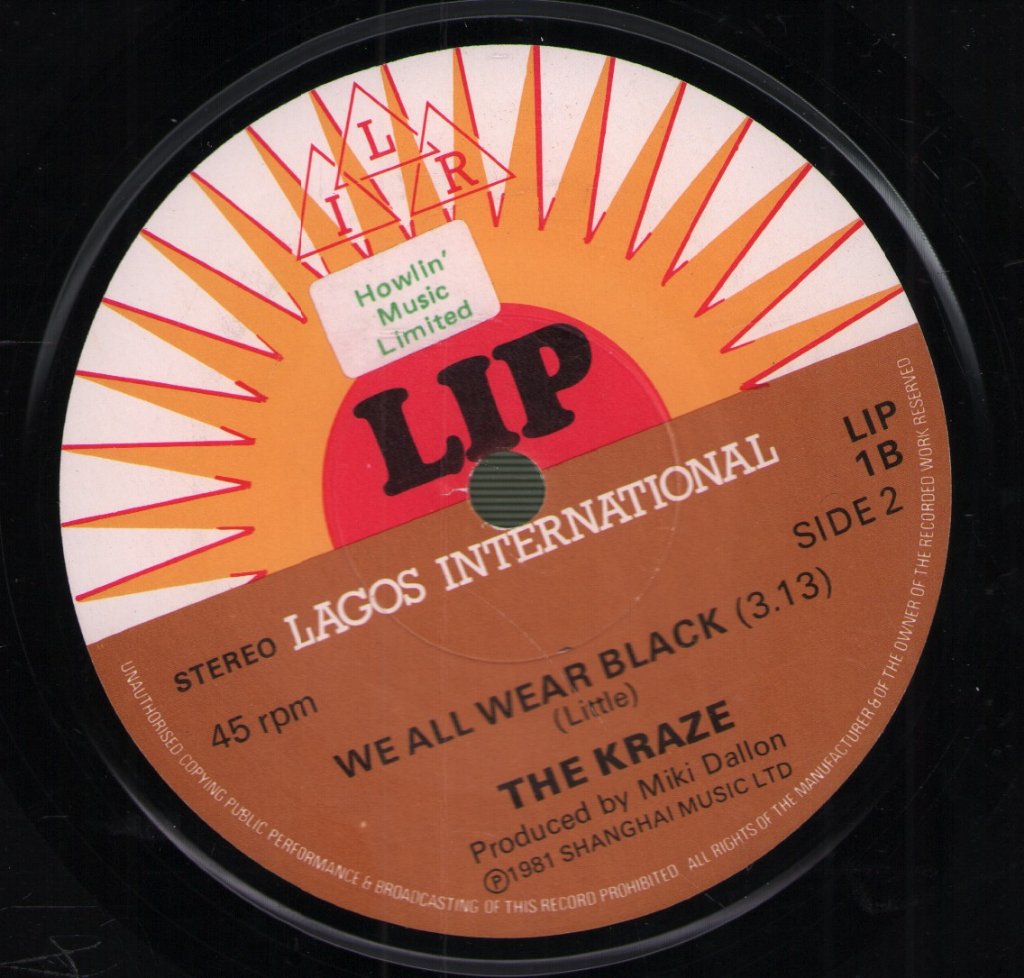 Kraze (Early 80'S Group) - Boys With Toys - 7 Inch
