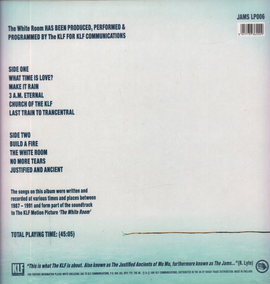 KLF - White Room - Lp