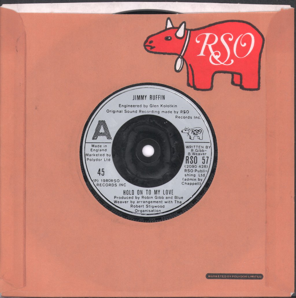 Jimmy Ruffin - Hold On To My Love - 7 Inch
