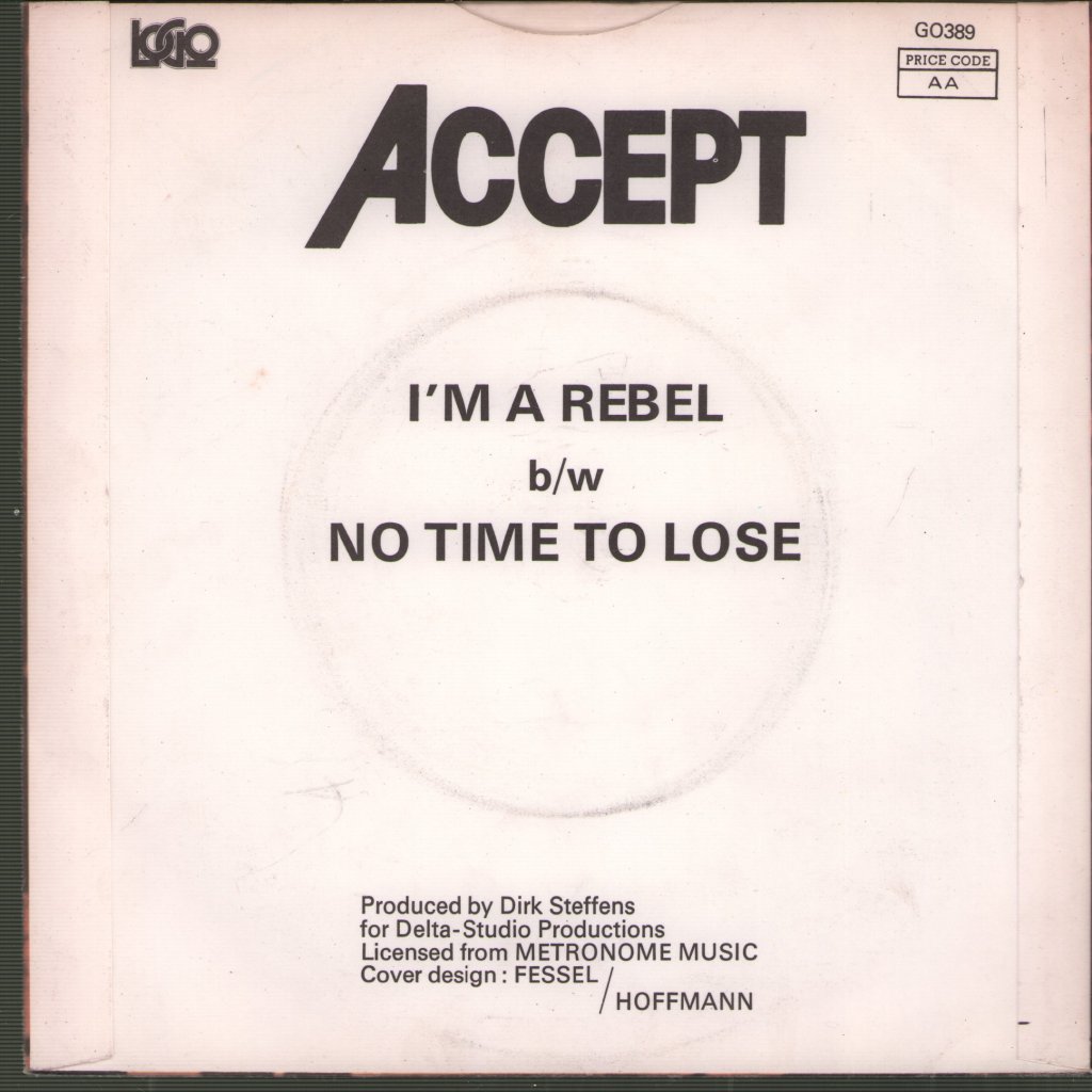 Accept - I'm A Rebel - 7 Inch