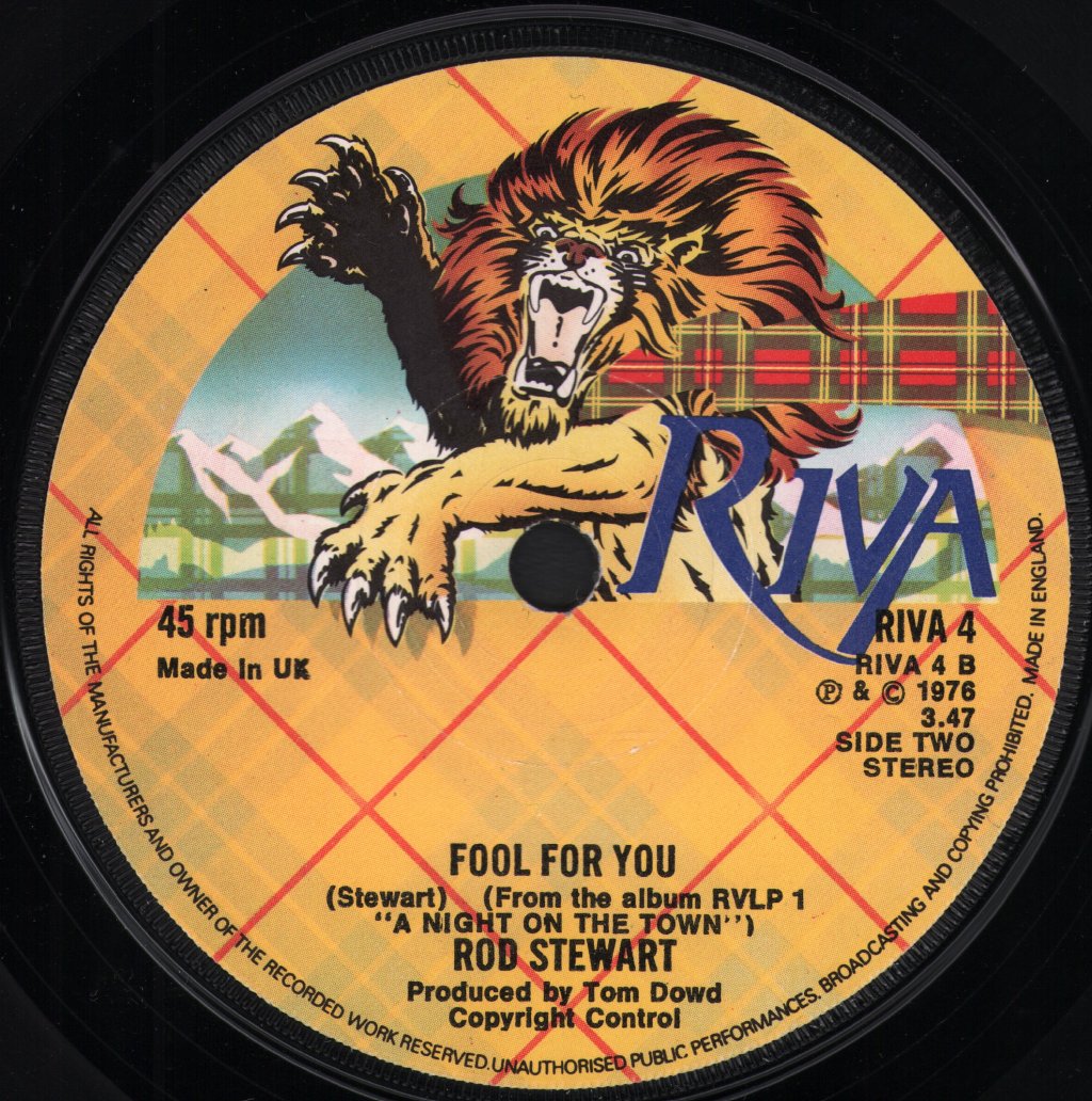 Rod Stewart - Killing Of Georgie - 7 Inch