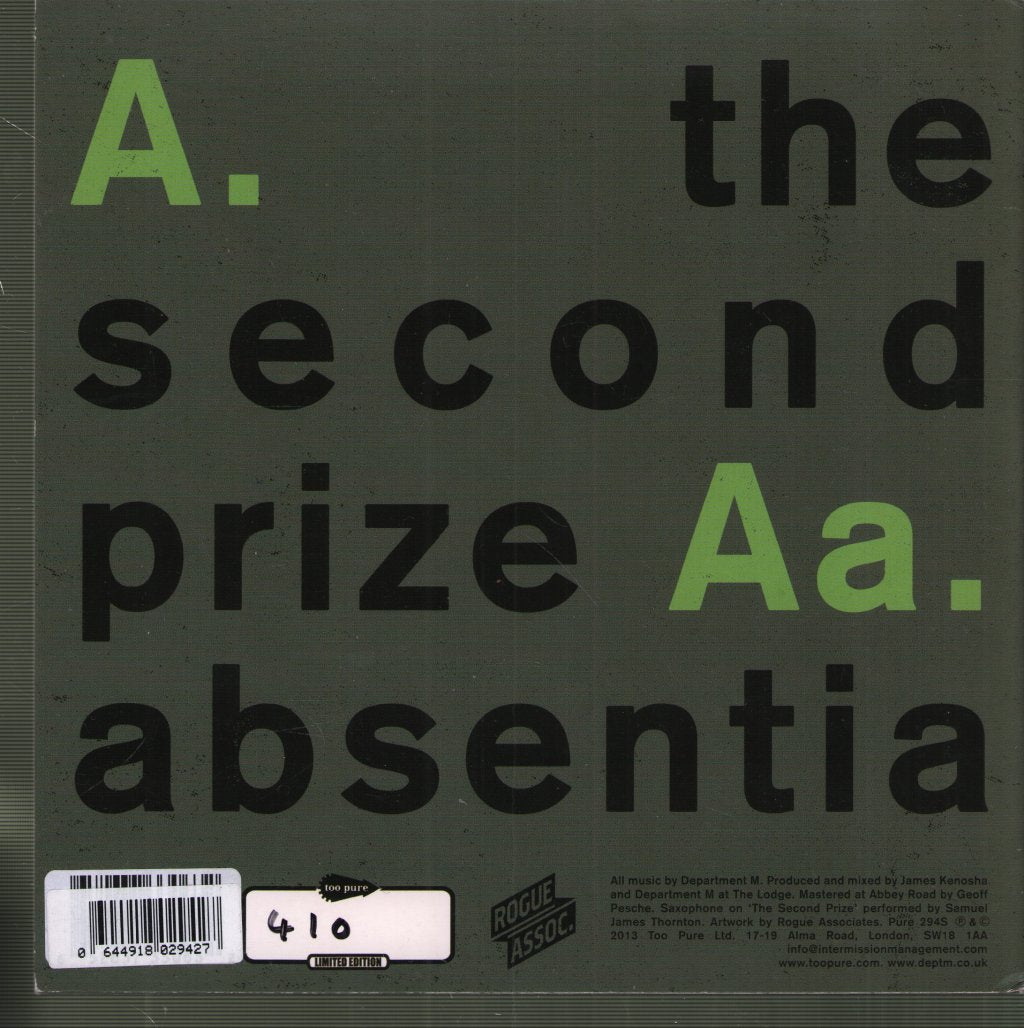 Department M - Second Prize - 7 Inch