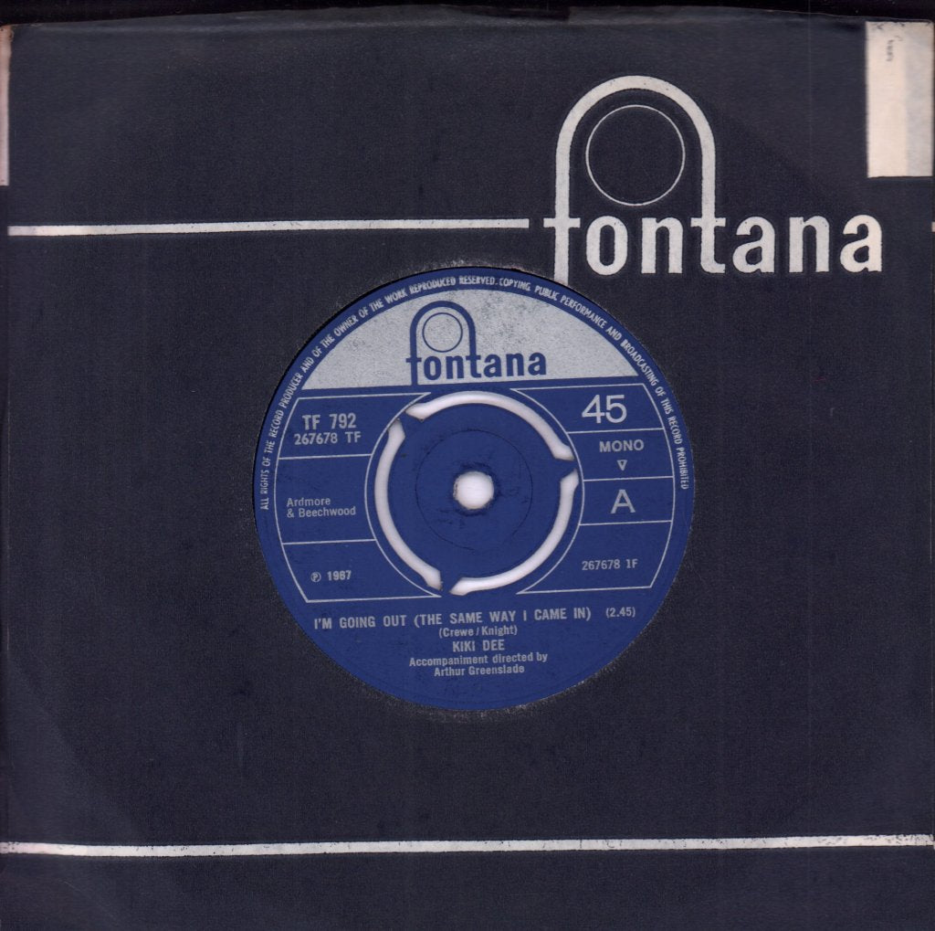 Kiki Dee - I'm Going Out - 7 Inch
