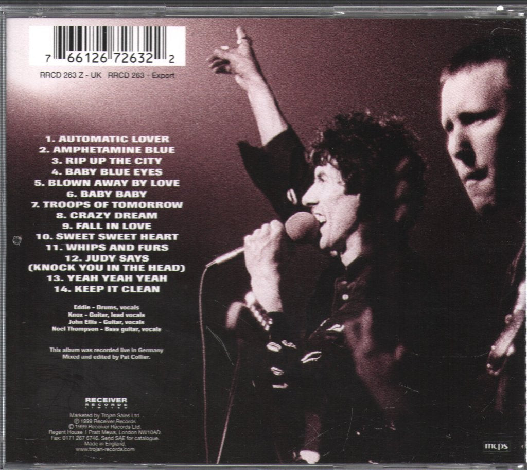 Vibrators - Rip Up The City -- Live - Cd