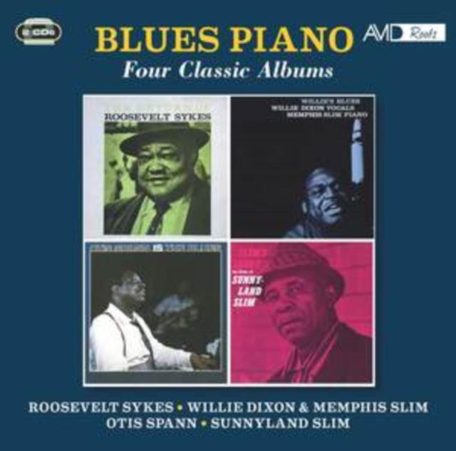 Various Artists - Blues Piano - Four Classic Albums (The Return of Roosevelt Sykes / Willie's Blues / Spann Is the Blues / Slim's Shout) - Double Cd
