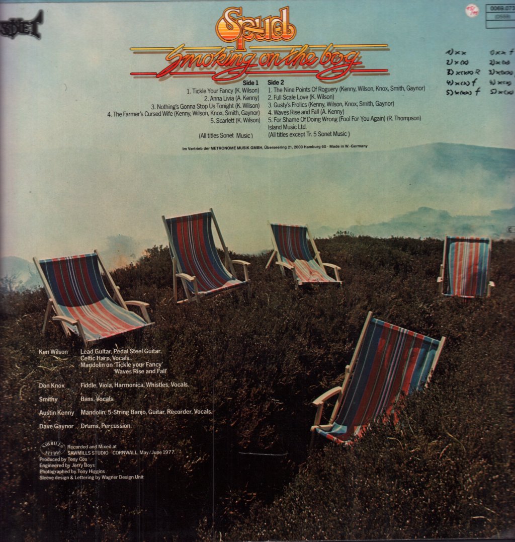 Spud - Smoking On The Bog - Lp
