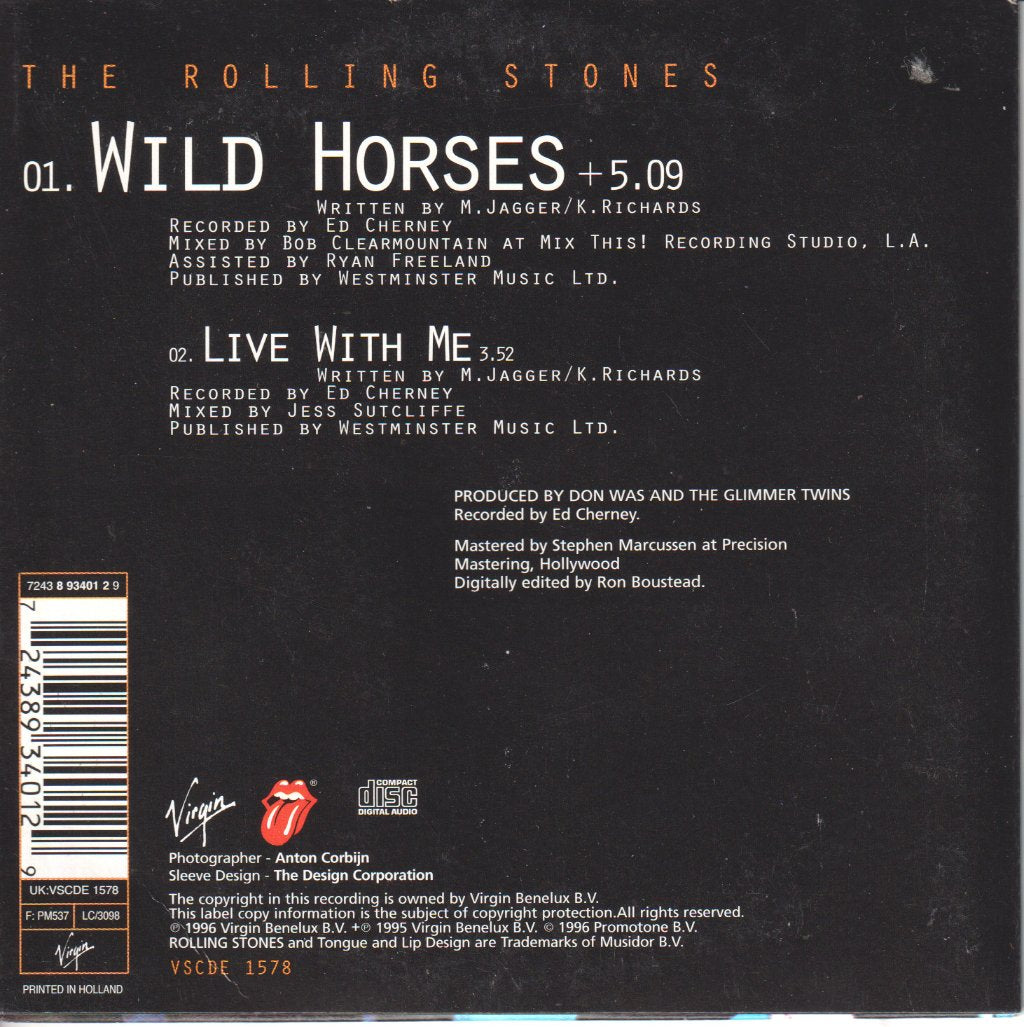 Rolling Stones - Wild Horses - Cd