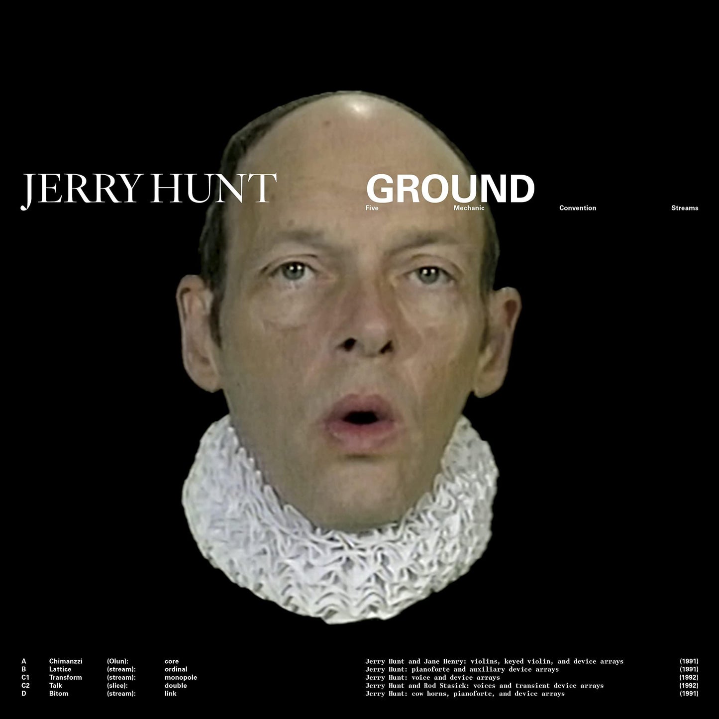 Jerry Hunt - Ground: Five Mechanic Convention Streams - Double Lp