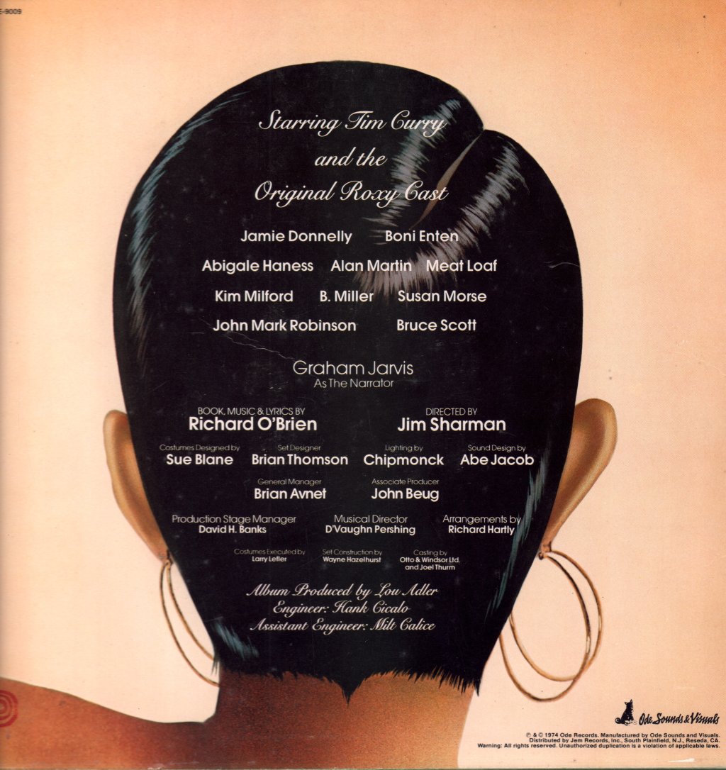 Various Artists - Rocky Horror Show (Original Roxy Cast) - Lp
