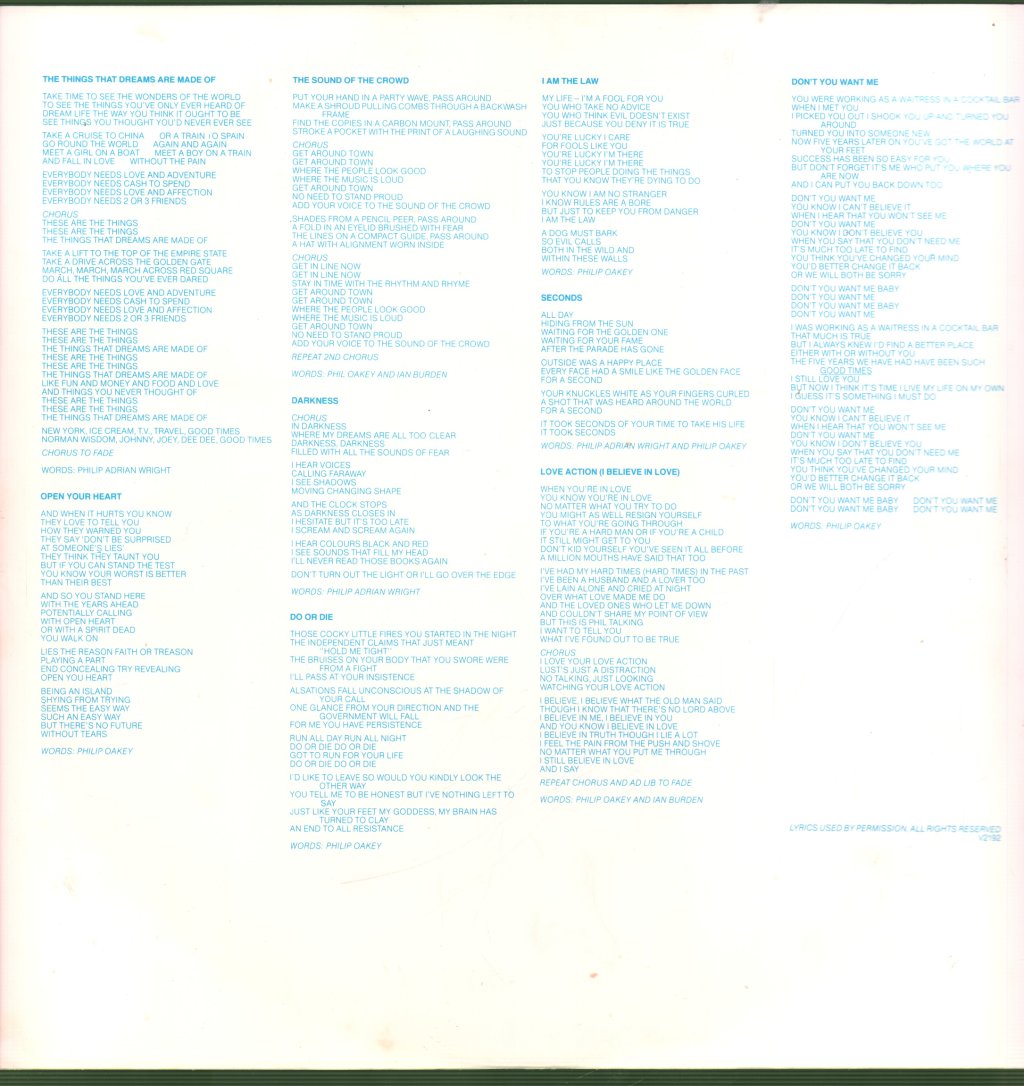 Human League - Dare - Lp