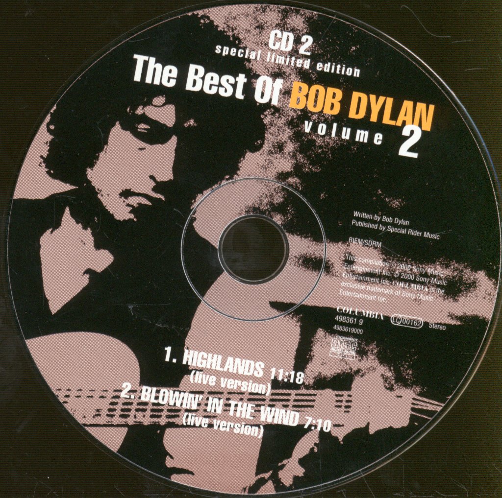 Bob Dylan - Best Of Bob Dylan Volume 2 - Double Cd