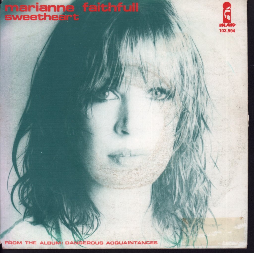 Marianne Faithfull - Sweetheart - 7 Inch