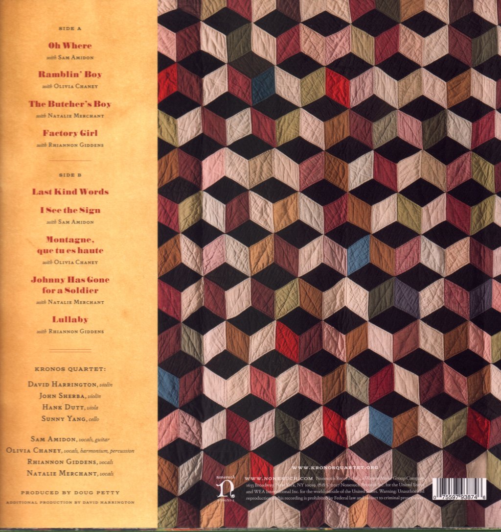 Kronos Quartet - Folk Songs - Lp