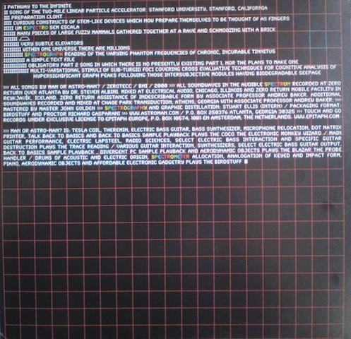 Man Or Astro-Man? - A Spectrum Of Infinite Scale - Double 10 Inch