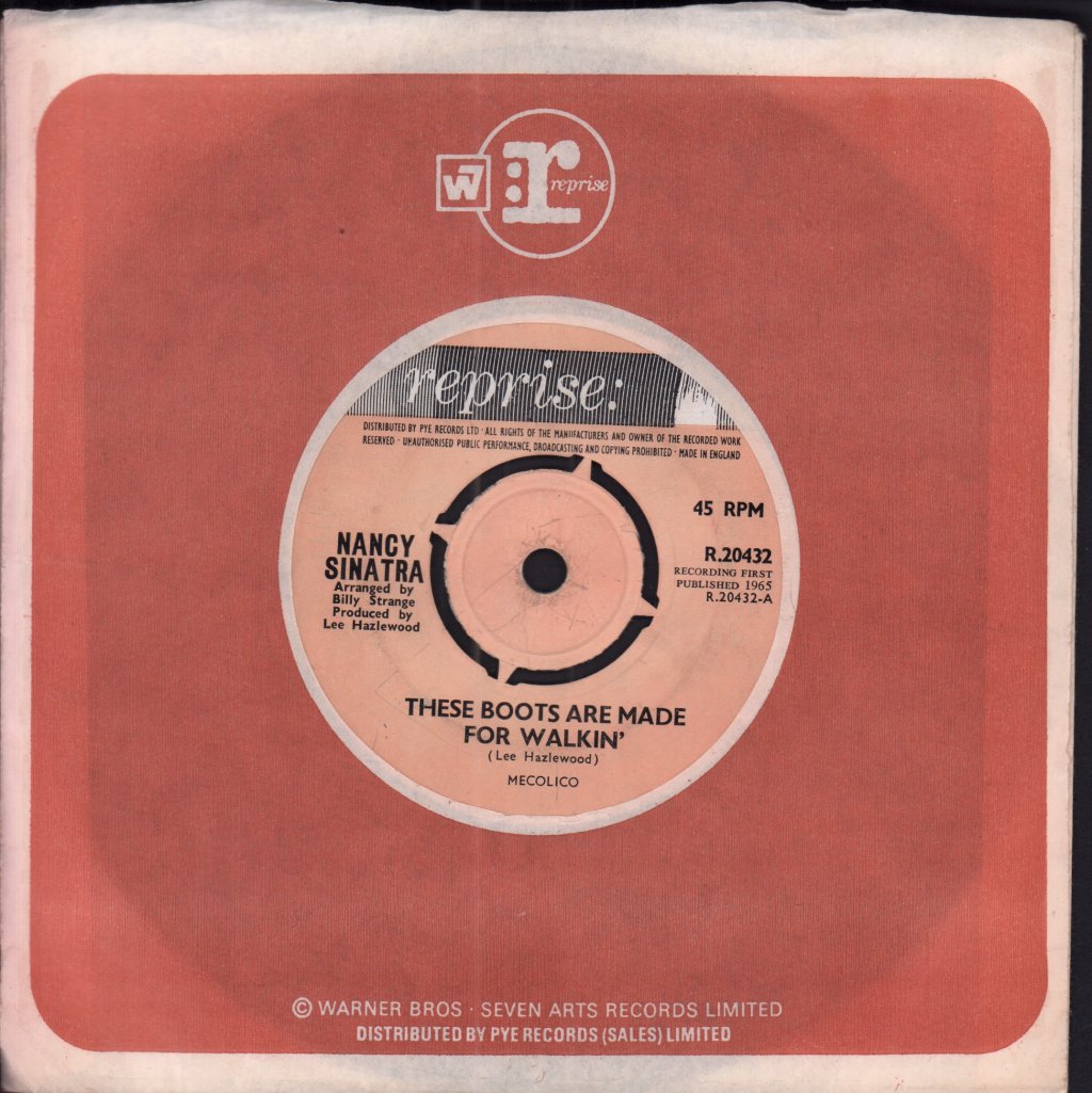 Nancy Sinatra - These Boots Are Made For Walkin' - 7 Inch