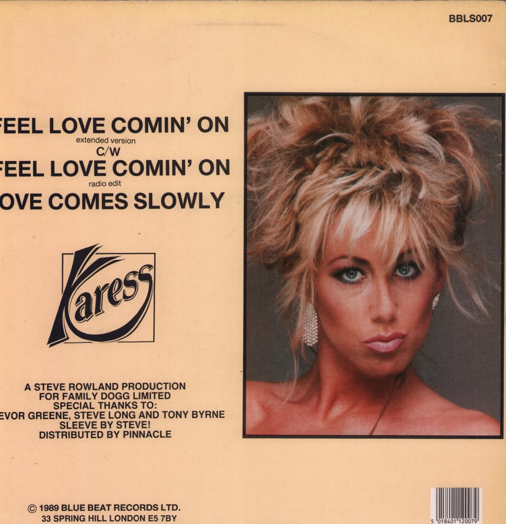 Karess - I Feel Love Comin' On - 12 Inch