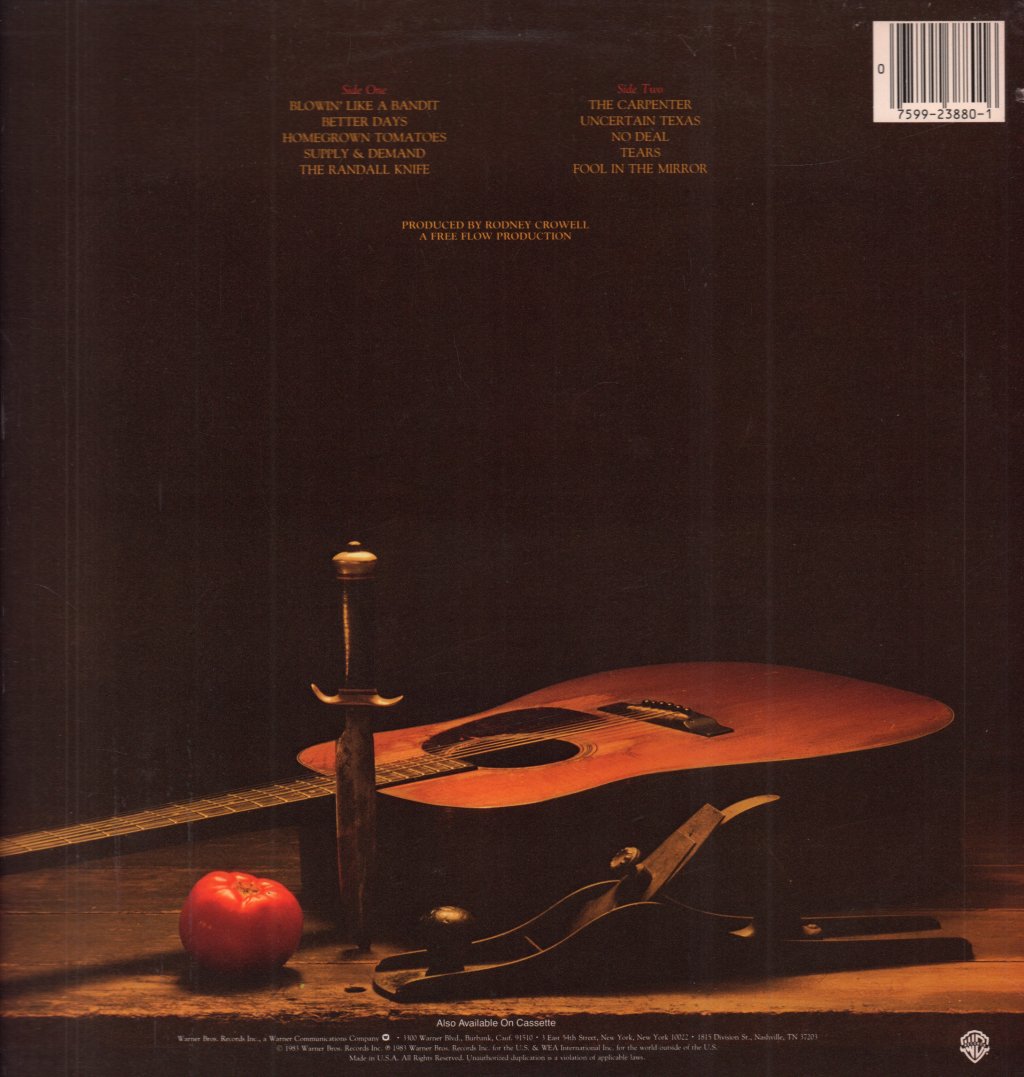 Guy Clark - Better Days - Lp
