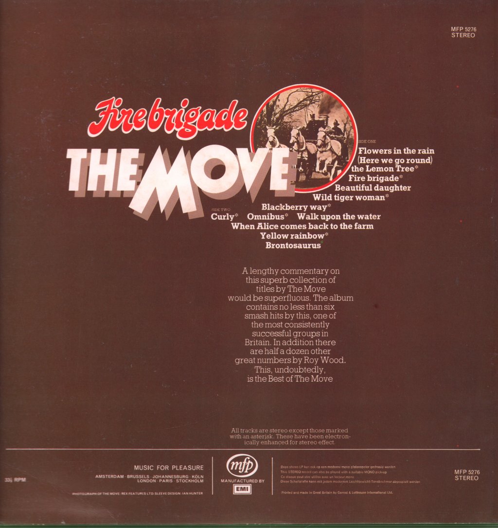 Move - Fire Brigade - Lp