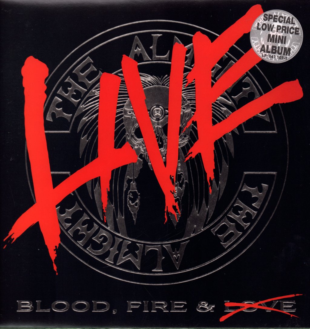 Almighty - Blood, Fire And Live - Lp