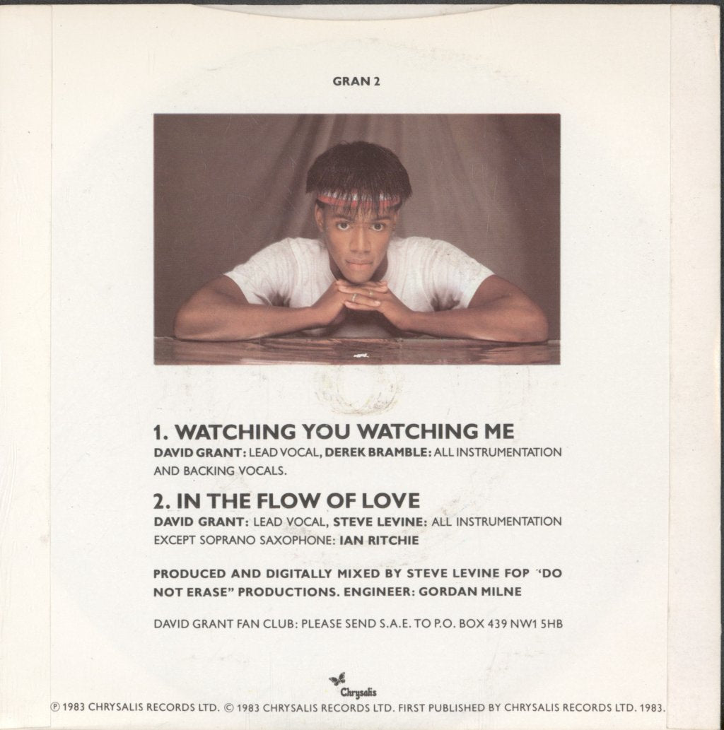 David Grant - Watching You Watching Me - 7 Inch
