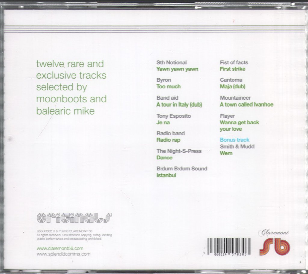 Moonboots And Balearic Mike - Originals - Cd