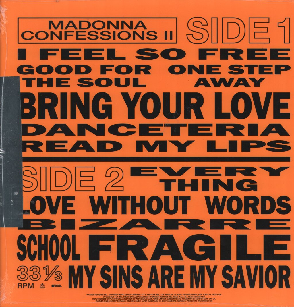 Madonna - Confessions II - Lp
