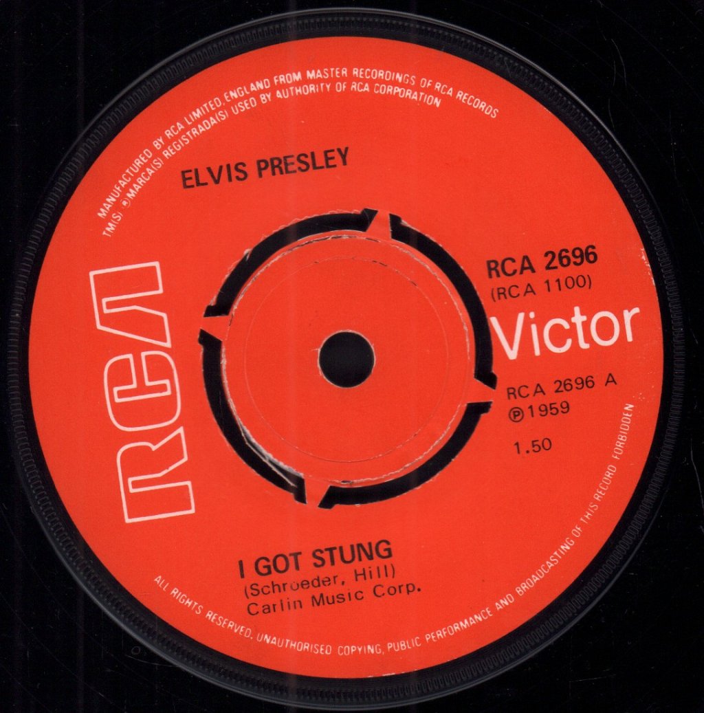 Elvis Presley - I Got Stung - 7 Inch
