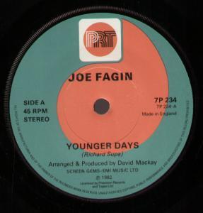 Joe Fagin - Younger Days - 7 Inch
