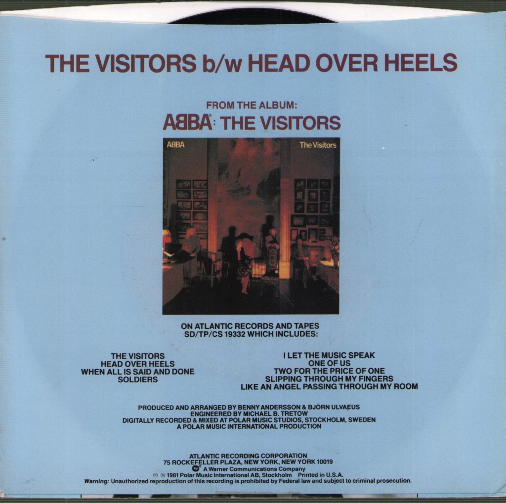 ABBA - Visitors - 7 Inch