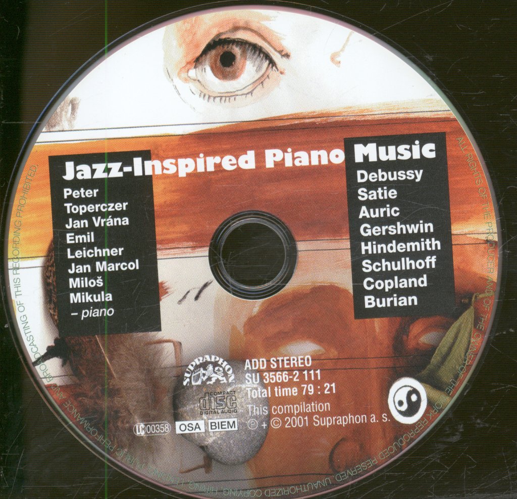 Various Artists - Jazz-Inspired Piano Music - Cd