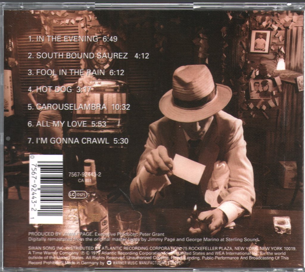 Led Zeppelin - In Through The Out Door - Cd