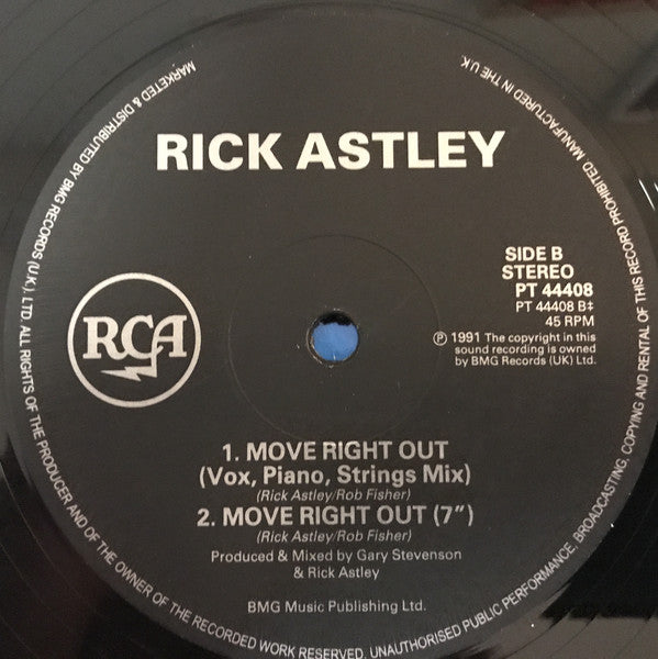 Rick Astley - Move Right Out - 12 Inch