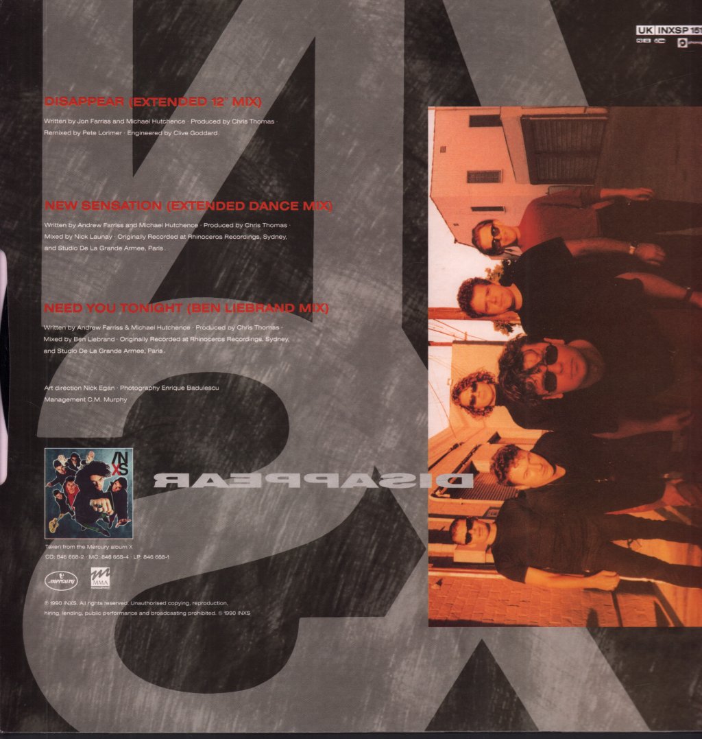 INXS - Disappear - 12 Inch