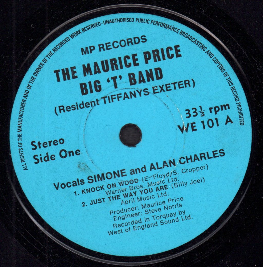 Maurice Price Big T Band - Knock On Wood - 7 Inch