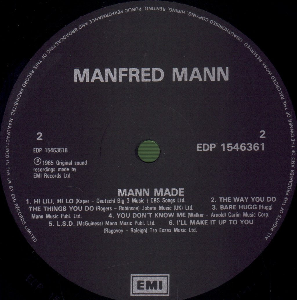 Manfred Mann - Mann Made / The Five Faces Of Manfred Mann - Lp