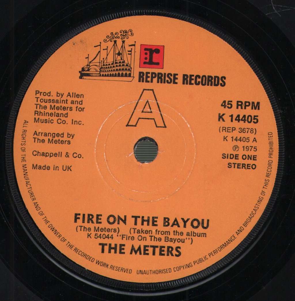 Meters - Fire On The Bayou - 7 Inch
