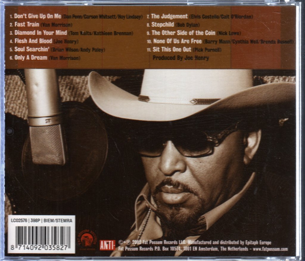 Solomon Burke - Don't Give Up On Me - Cd