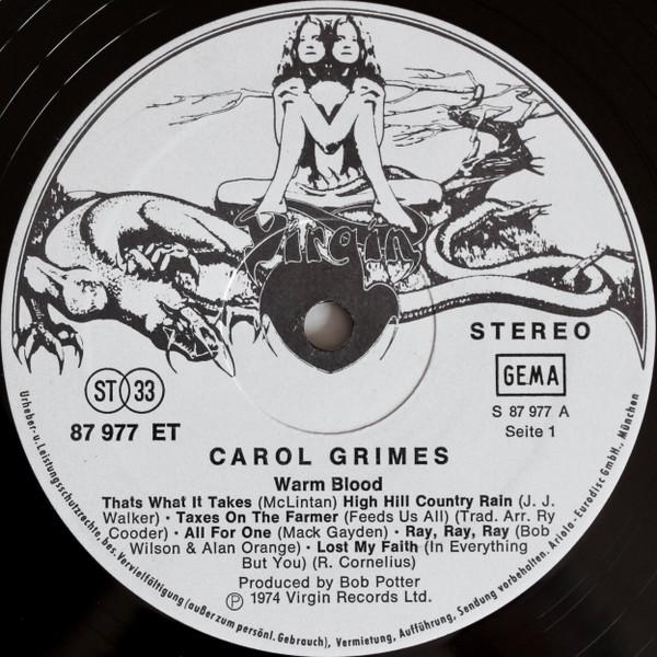 Carol Grimes - Warm Blood - Lp
