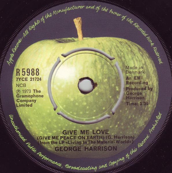 George Harrison - Give Me Love (Give Me Peace On Earth) - 7 Inch