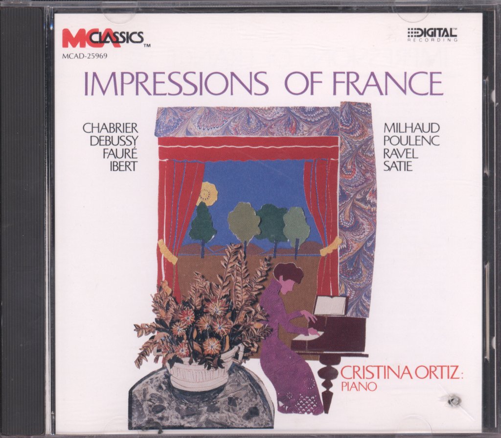 Cristina Ortiz - Impressions of France - Cd