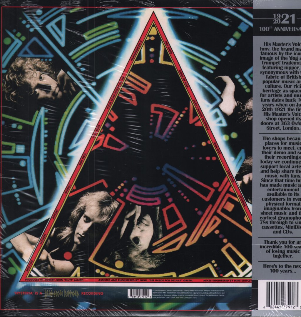 Def Leppard - Hysteria - Double Lp