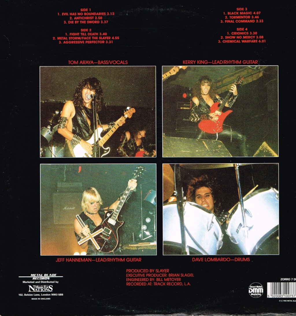 Slayer - Show No Mercy - Double Lp