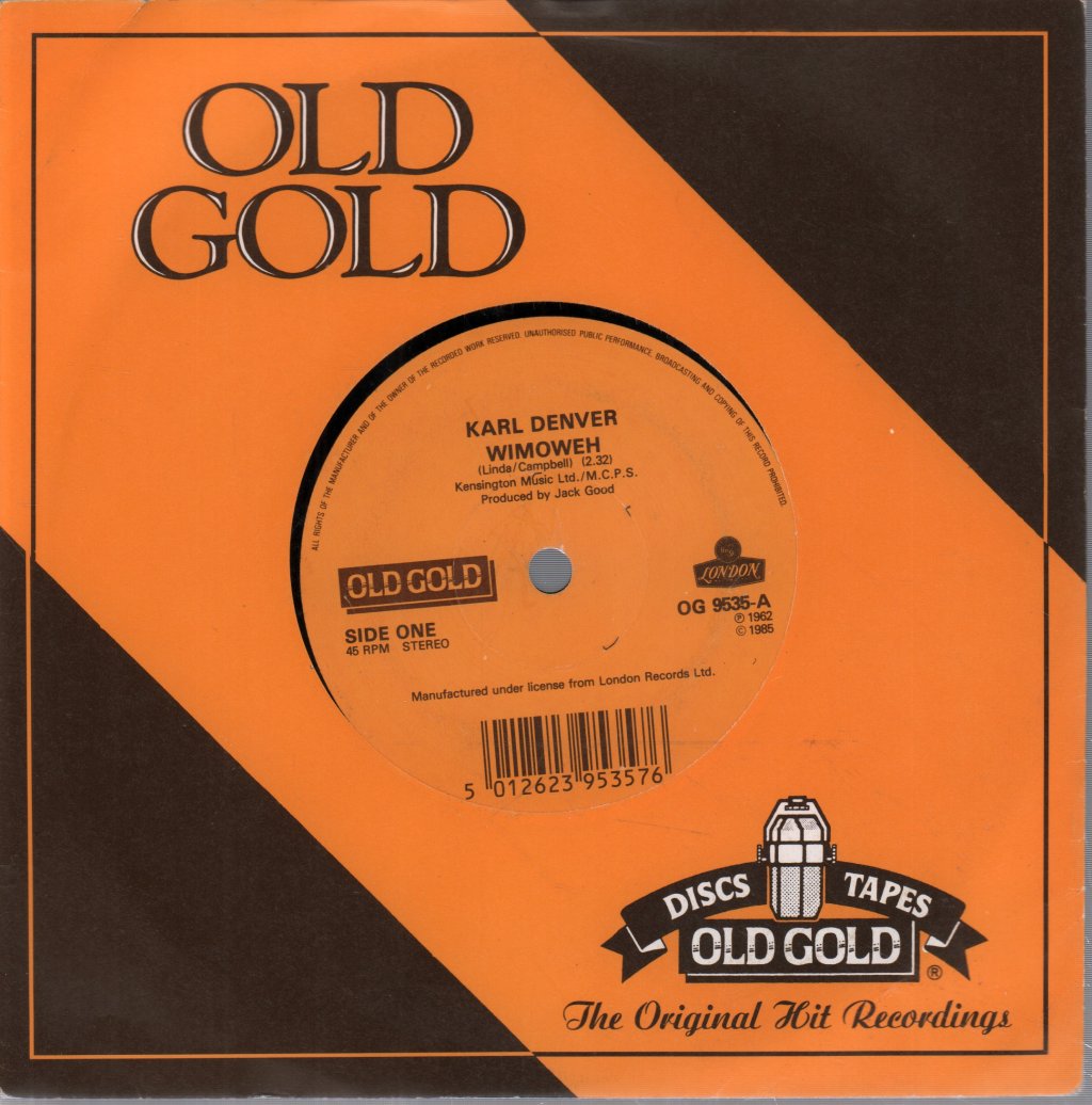 Karl Denver - Wimoweh - 7 Inch