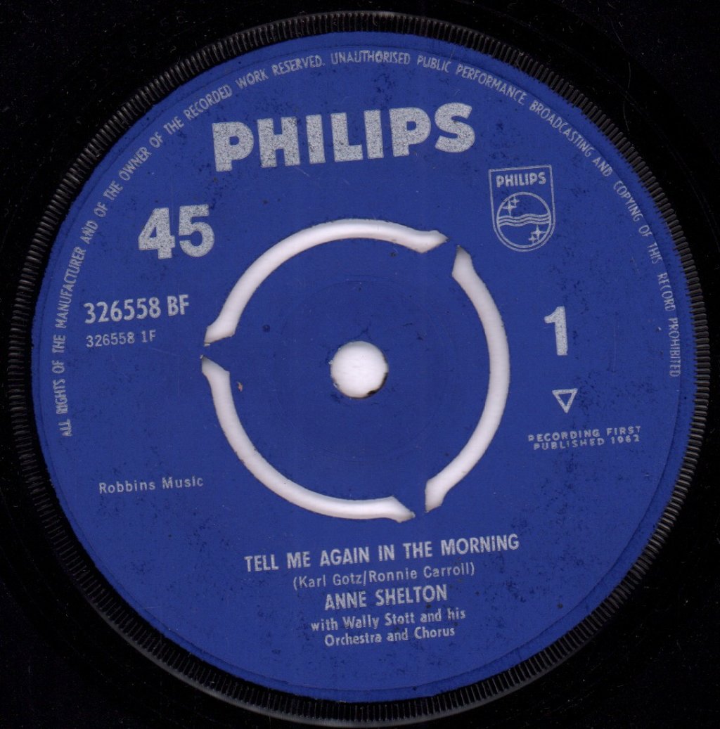 Anne Shelton - Tell Me Again In The Morning - 7 Inch