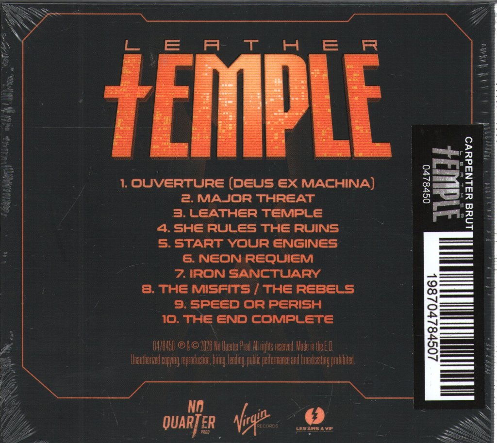 Carpenter Brut - Leather Temple - Cd